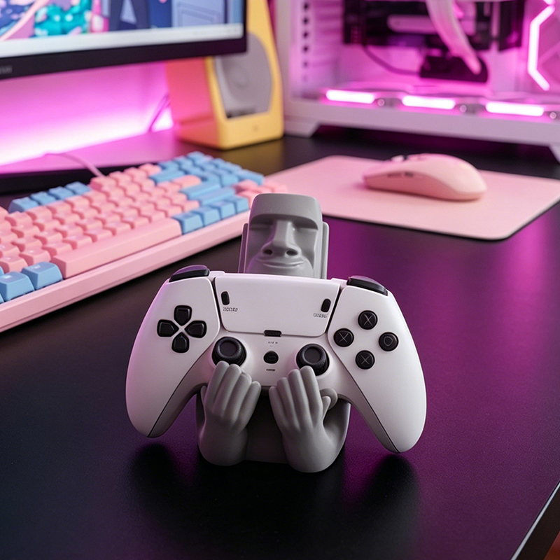 حامل وحدة تحكم على شكل تمثال م - مراجعة Gaming Accessories For Room وسعره